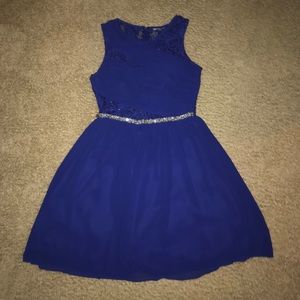 Royal Blue Homecoming Dress